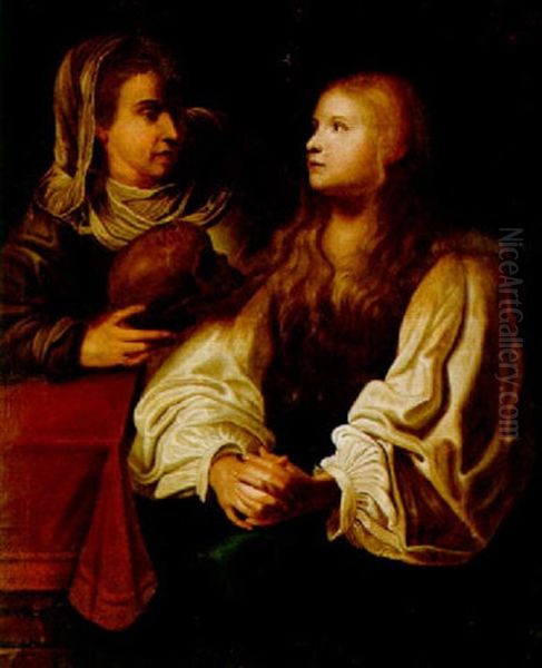 Martha Showing The Vanities Of The World To Mary Magdalene - view 1
