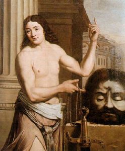 David And Goliath by Louis (Ludovico) Finson