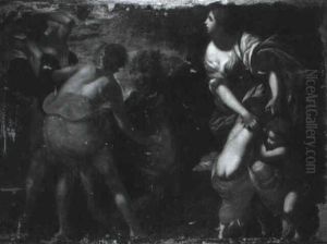 Latone Et Les Paysans De Lycie by Louis (Ludovico) Finson