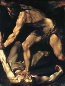 Cain Slaying Able by Louis (Ludovico) Finson