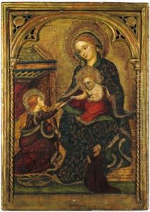 Lo Sposalizio Mistico Di Santa Caterina by Jacobello Del Fiore