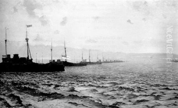 The Coronation Review, Spithead, 24th June 1911 - view 1