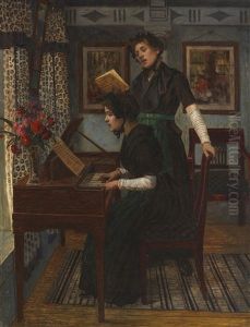Die Musikstunde by Walter Firle
