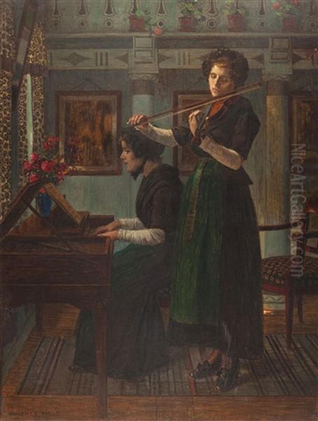 Musikprobe Im Haus Des Kunstlers In Seeshaupt Am Starnberger See - view 1
