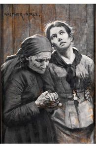 Ein In Trauer Gestutztes, Junges Madchen