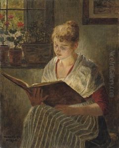 Reading By The Window by Walter Firle