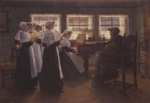 Die Gesangsstunde by Walter Firle