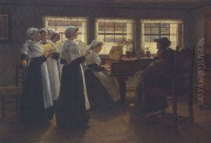 Gesangstunde by Walter Firle