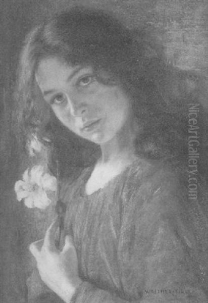 Junges Madchen Mit Blumen - view 1