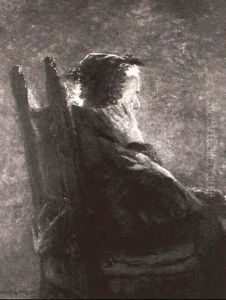 Alte Frau Im Stuhl