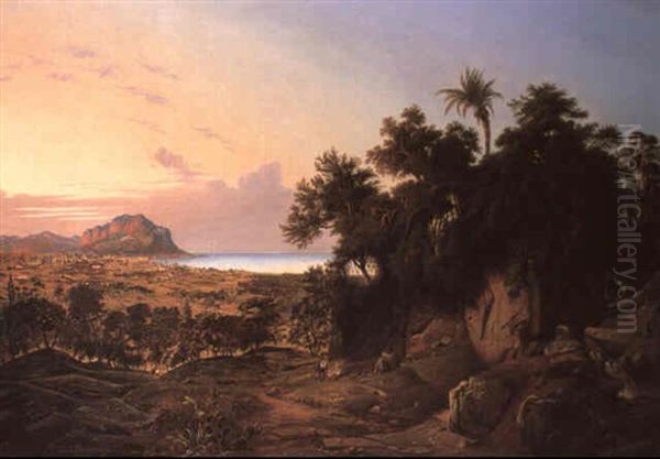 Gulf Of Palermo With Monte Pellegrino - view 1