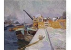 Paris - Quai De La Seine by Claude Firmin