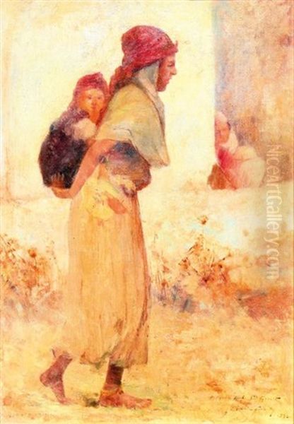 Femme A L'enfant A Constantine - view 1