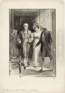 Venisburg Annuncia Monsieur Et Madame La Marquise De Travaillon by Maglin Firmin