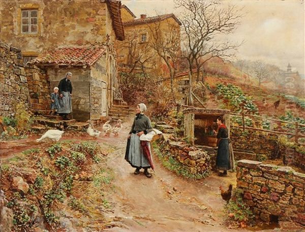 A Young Girl Heading To The Market - view 1