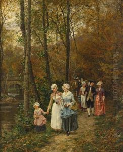 Le Retour De La Messe by Marie Francois Firmin-Girard