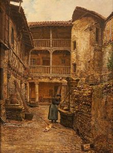 Paysage, Vieille Cour A Charlieu