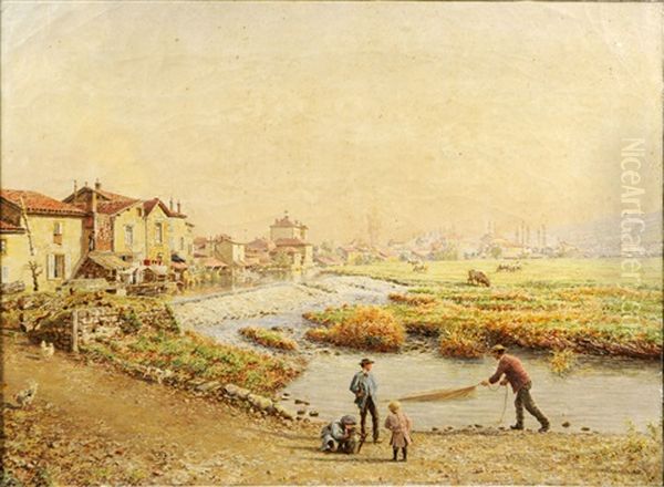 Paysage Avec Pecheur - view 1