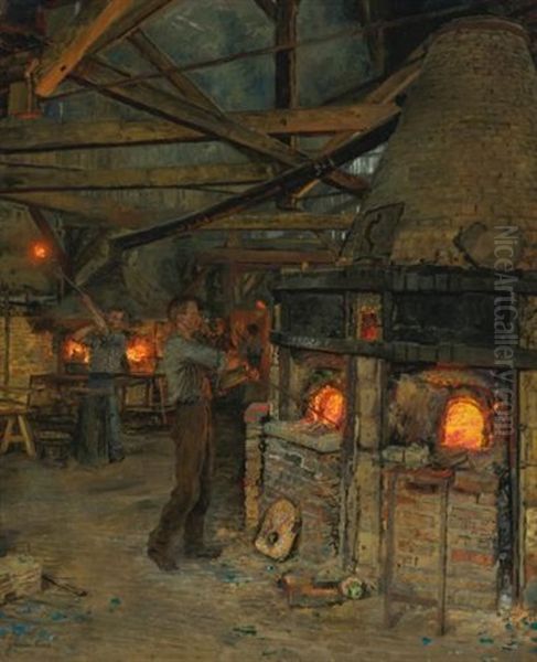 The Glass Blowers In Incheville Pres Eu - view 1