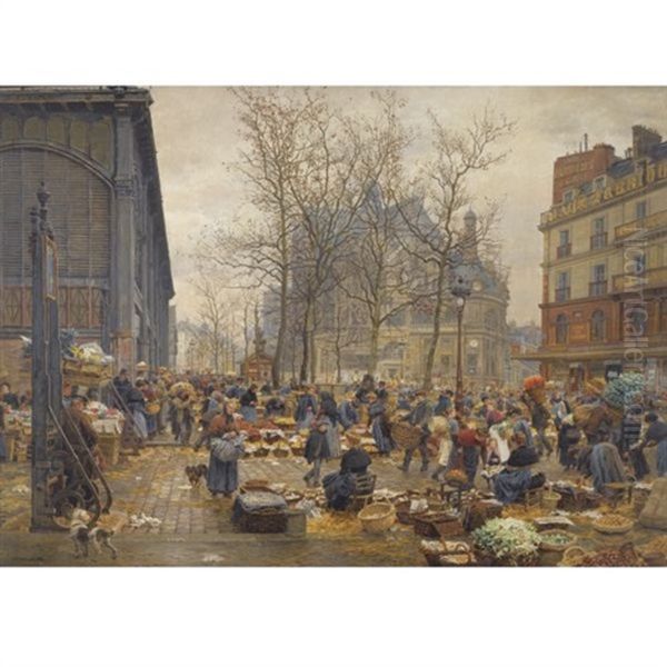 Autumn Market At Les Halles - view 1