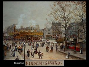 Fruhlingsfest Auf Dem Place Pigalle, Paris
