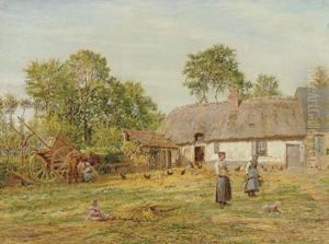 The Farmyard by Marie Francois Firmin-Girard