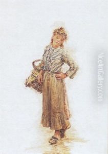Jeune Fermiere by Marie Francois Firmin-Girard