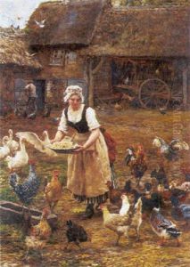 La Jeune Fermiere by Marie Francois Firmin-Girard