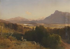Scene Near Salzburg by Johann Fischbach