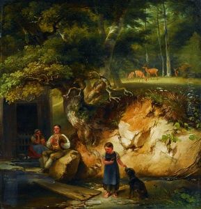 Feierabendidylle by Johann Fischbach