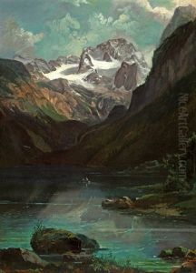 Blick Auf Den Gosausee Und Das Dachsteinmassiv Blick Auf Den Gosausee Und Das Dachsteinmassiv