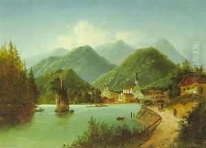 Das Traunkreuz Mit Ansicht Von Bad Ischl Das Traunkreuz Mit Ansicht Von Bad Ischl