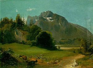 Unterberg Von Hellbrunn Bei Salzburg by Johann Fischbach