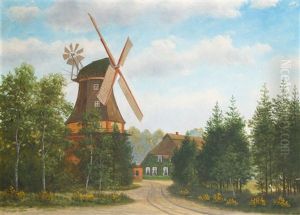 Muhle Ohlebusch In Gruppenbuhren, Ganderkesee by Ludwig Fischbeck