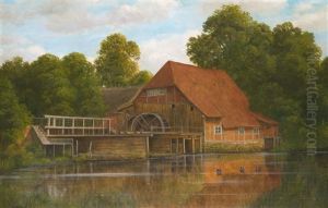 Alte Wassermuhle by Ludwig Fischbeck