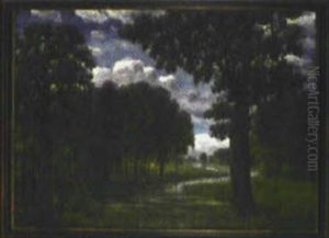 Heidelandschaft Mit Schnuckenstall by Ludwig Fischbeck
