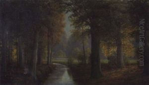 Fruhherbst Im Hasbruch by Ludwig Fischbeck