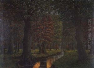Herbst Im Hasbruch by Ludwig Fischbeck