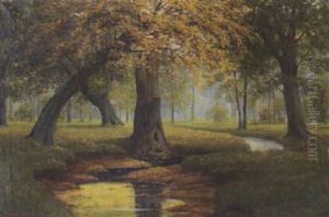 Herbst Im Hasbruch by Ludwig Fischbeck