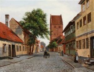 View From Kirkestraede In Koge