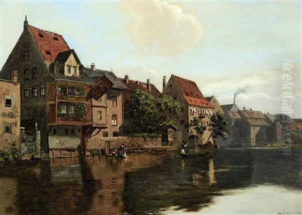 Nurnberg, Partie An Der Pegnitz - view 1