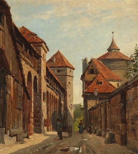 Street Scene From Nuremberg, Germany - view 1