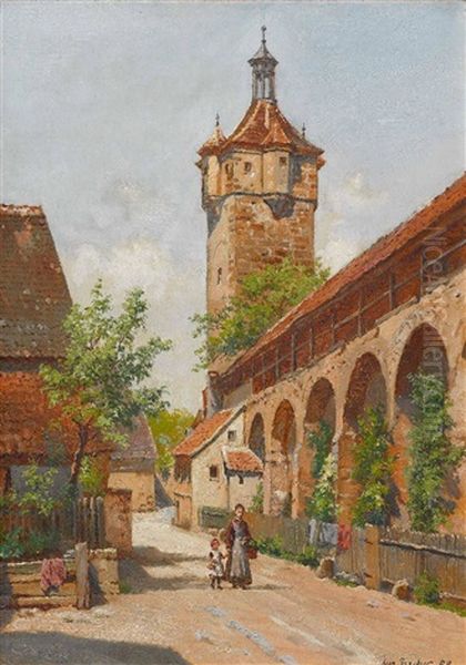 Beim Klingentor In Rothenburg O. D. Tauber - view 1