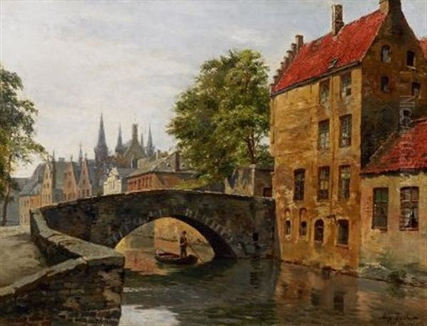 Ansicht Von Brugge Mit Rathaus - view 1