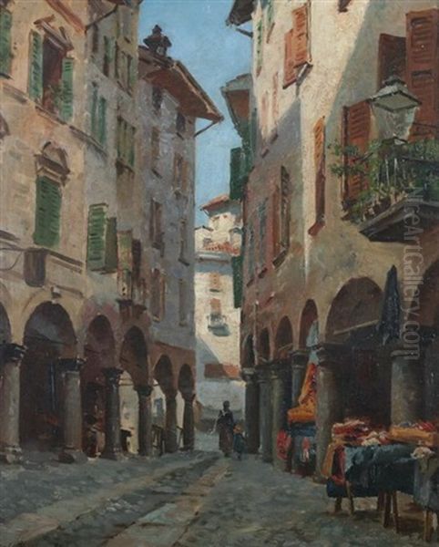 A Street In Lugano - view 1