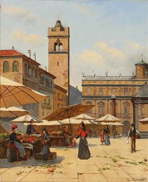 Piazza Del'erbe In Verona - view 1
