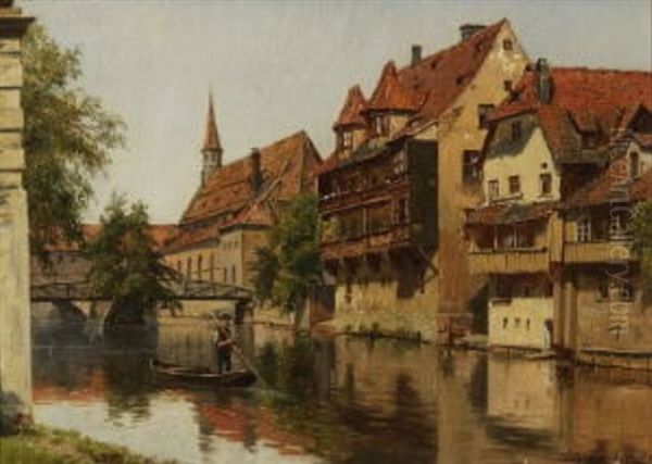 Nurnberg - Partie An Der Pegnitz - view 1
