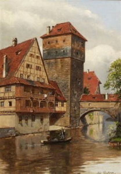 Blick Auf Den Henkersteg In Nurnberg - view 1