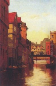 Hamburger Fleet by August Fischer