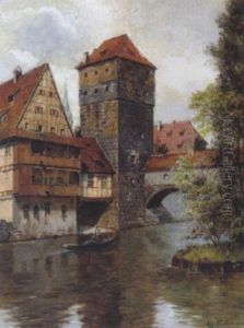 Partie Vom Kasemattentor In Nurnberg